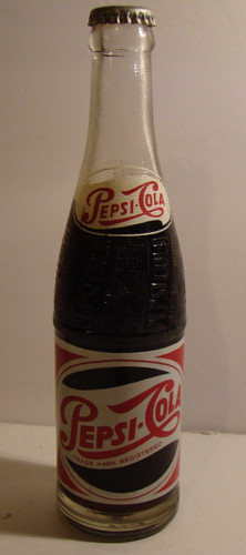 Bottiglia vetro pepsi - vetro,
