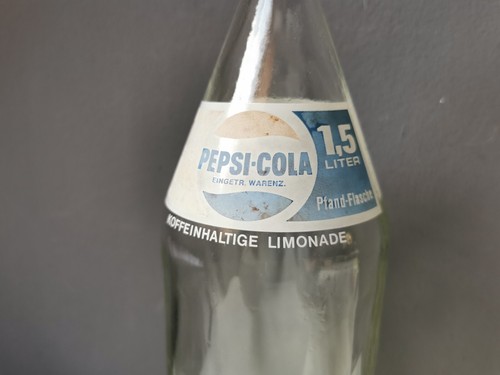 Bottiglia vetro pepsi cola - in,