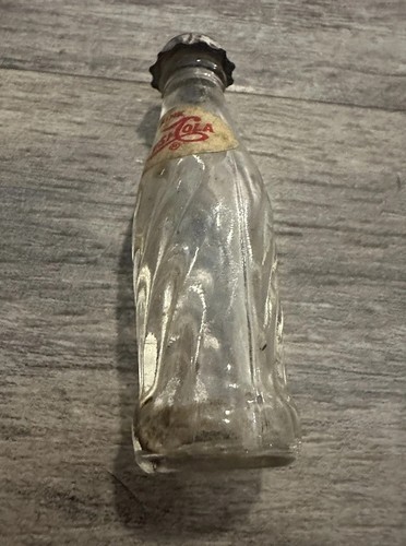 Bottiglia vetro vintage - di,
